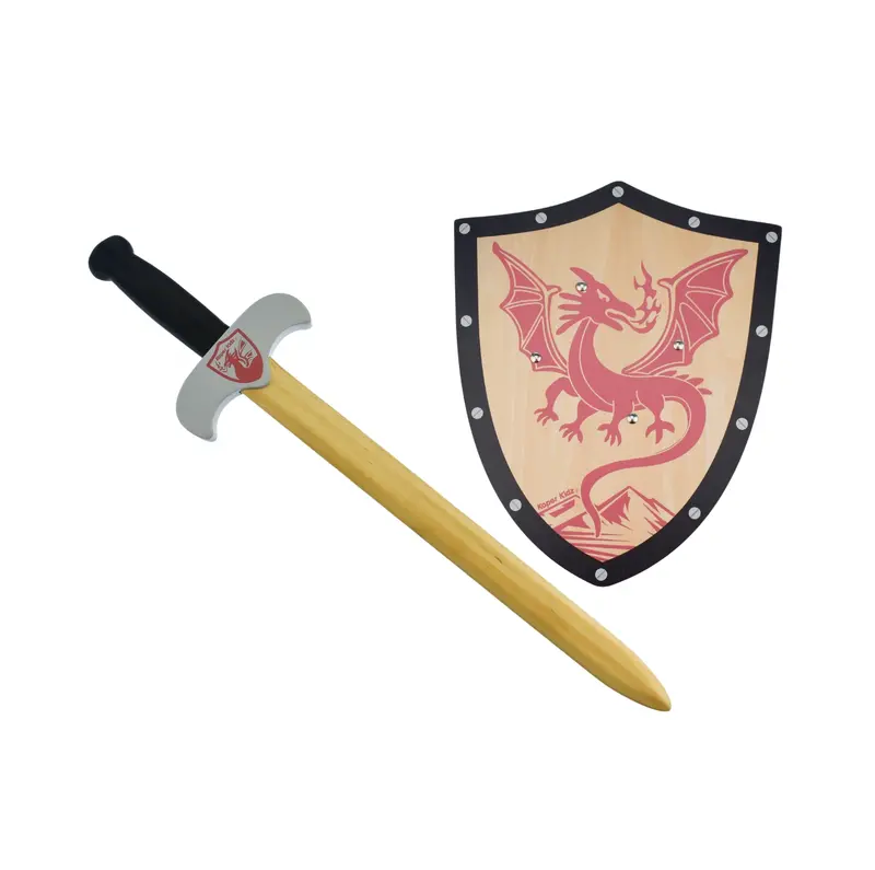 Dragon-Themed Sword And Shield Adventure Set 1