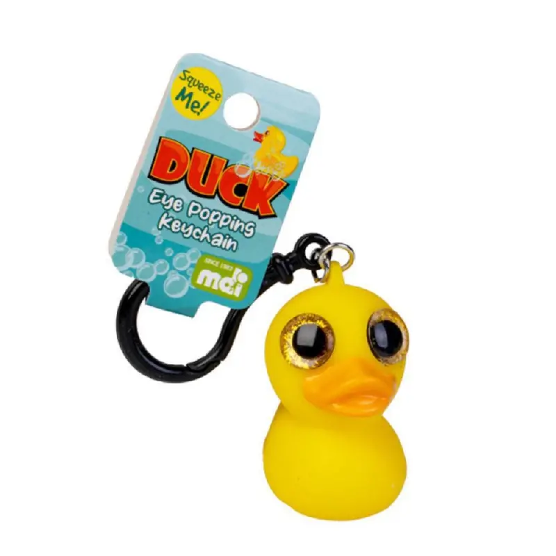 Duck-Shaped Pop-Out Keyring 1