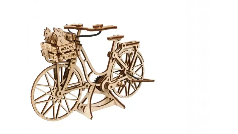 Dutch-Style Bicycle Wooden Model Building Kit 1