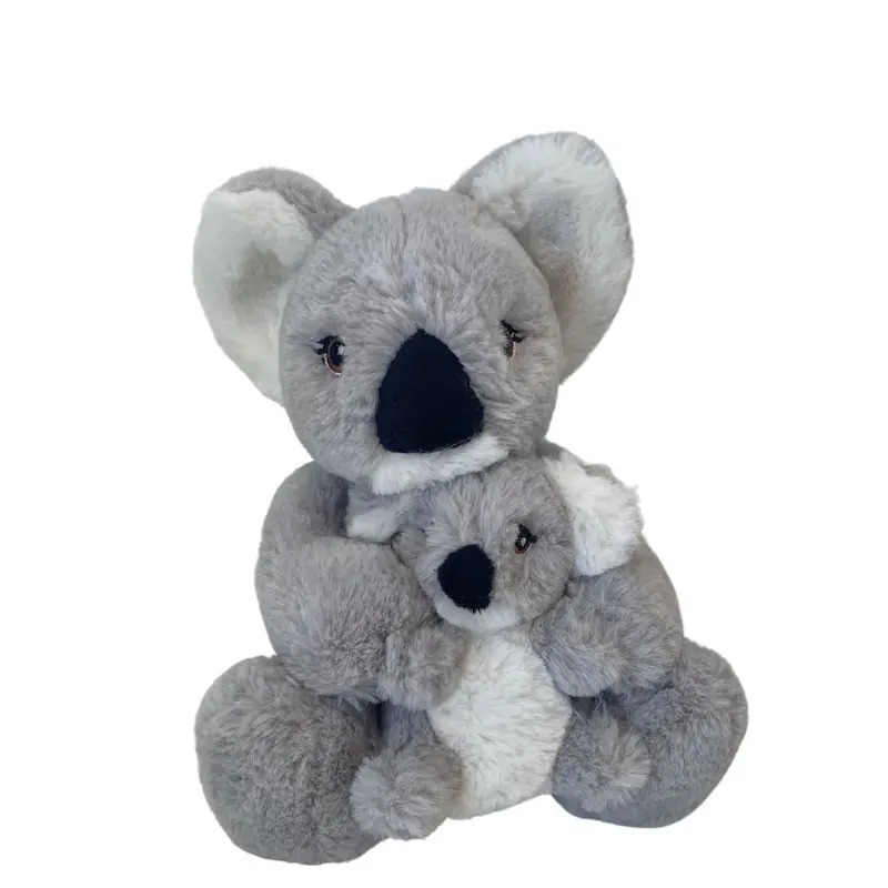 Eco-Friendly Koala Mother And Baby Sculpture Set 1