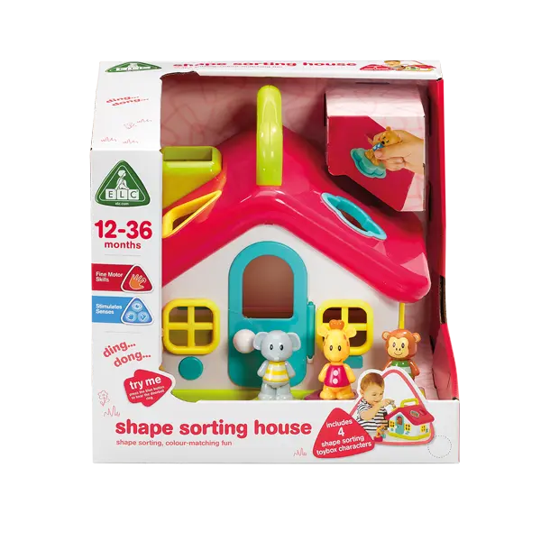 Educational Shape-Sorting Toy House – Ages 1–3 1