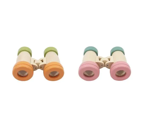 Educational Wooden Toy Binoculars For Preschoolers 1