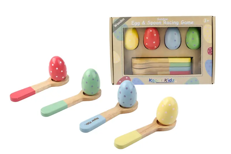 Egg And Spoon Racing Game – Classic Outdoor Activity Set 1