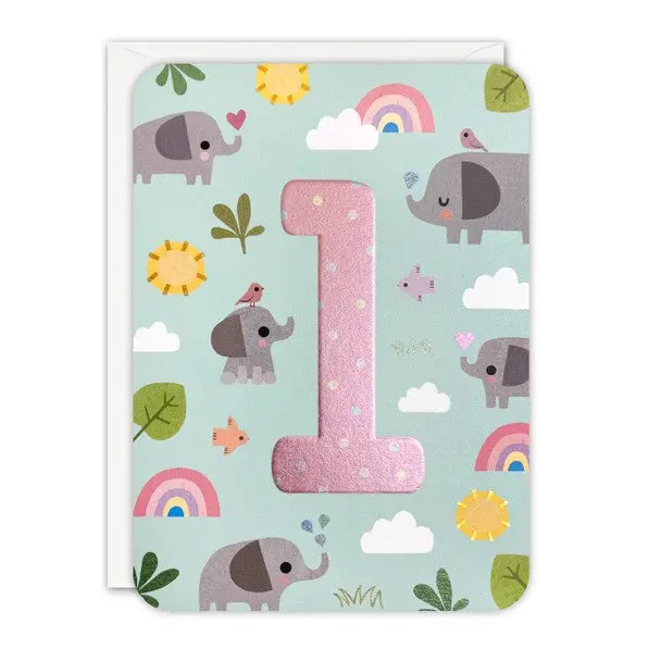 Elephant Motif 1St Birthday Essentials 1