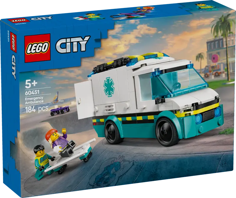 Emergency Ambulance Rescue Set – Lego 60451 1