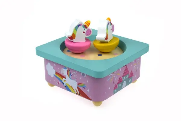Enchanted Unicorn Music Box With Rotating Figure 1