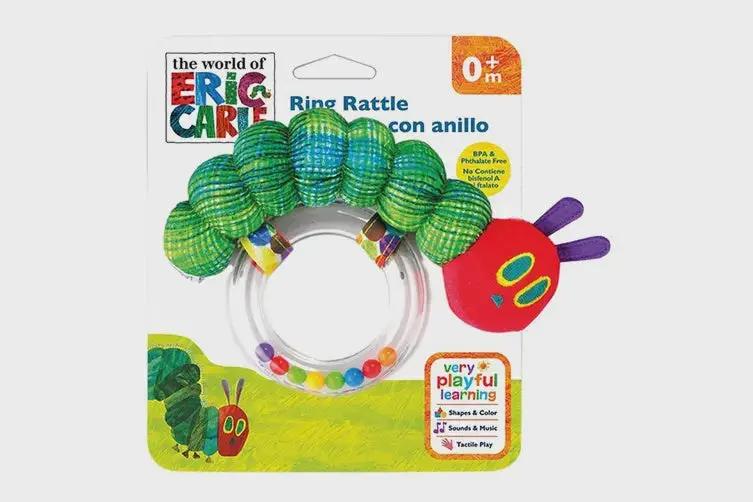 Eric Carle Soft Ring Rattle Toy For Babies 1