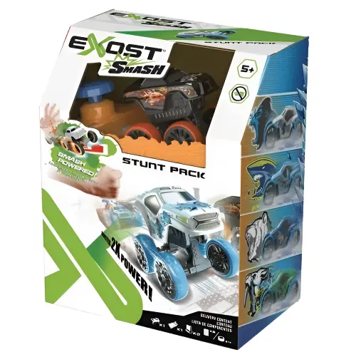 Exost Smash ‘N’ Go Stunt Pack – Crash-And-Bounce Action Toys 1