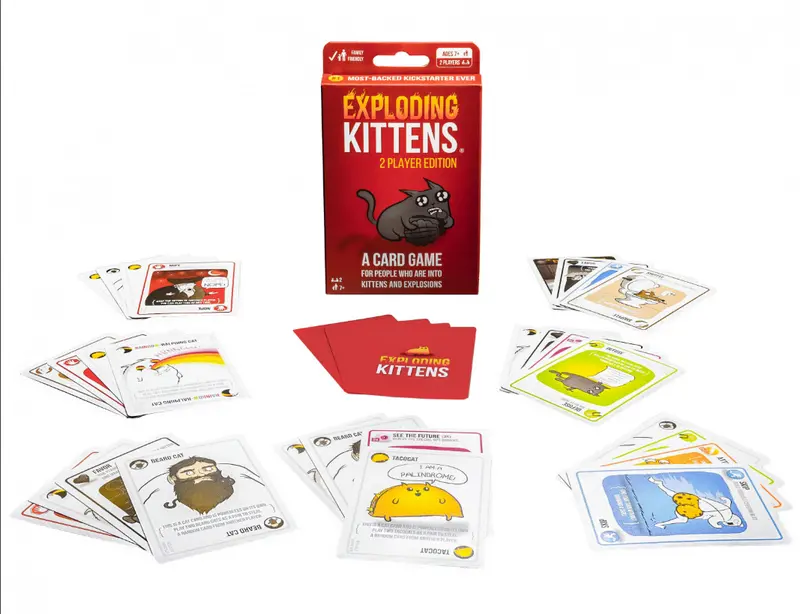Exploding Kittens: Two-Player Strategy Card Game 1