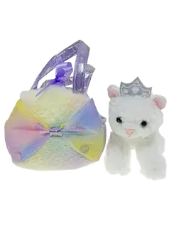 Fancy Pal Purple Cat Bag With Oversized Bow 1