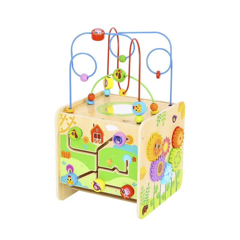 Farm-Themed Play Cube Center For Kids 1