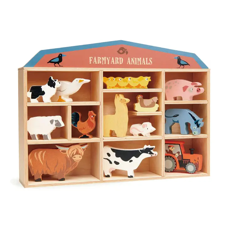 Farmyard Animal Figurine Display Set For Children 1