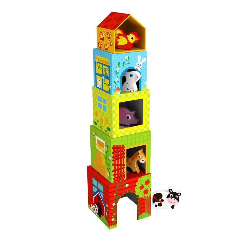 Farmyard Nesting Box Set For Sensory Play 1