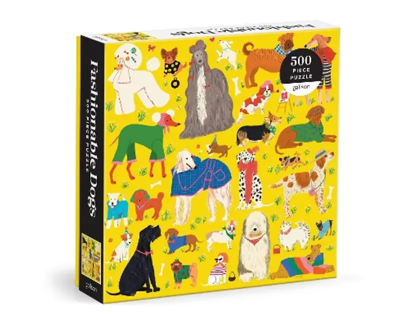 Fashionable Dogs Jigsaw Puzzle – 500 Pieces 1