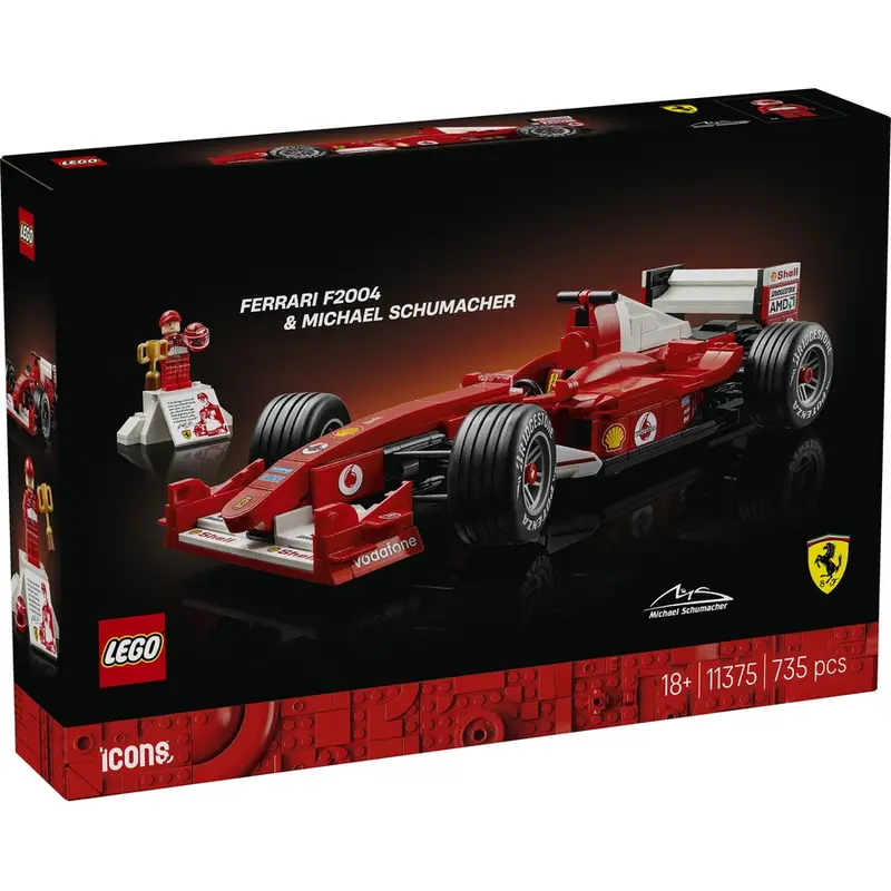 Ferrari F2004 & Michael Schumacher Tribute Set – Lego Speed Champions 11375 1