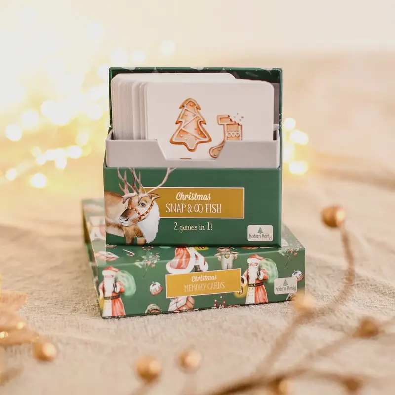Festive Christmas Snap & Go Fish Card Game 1