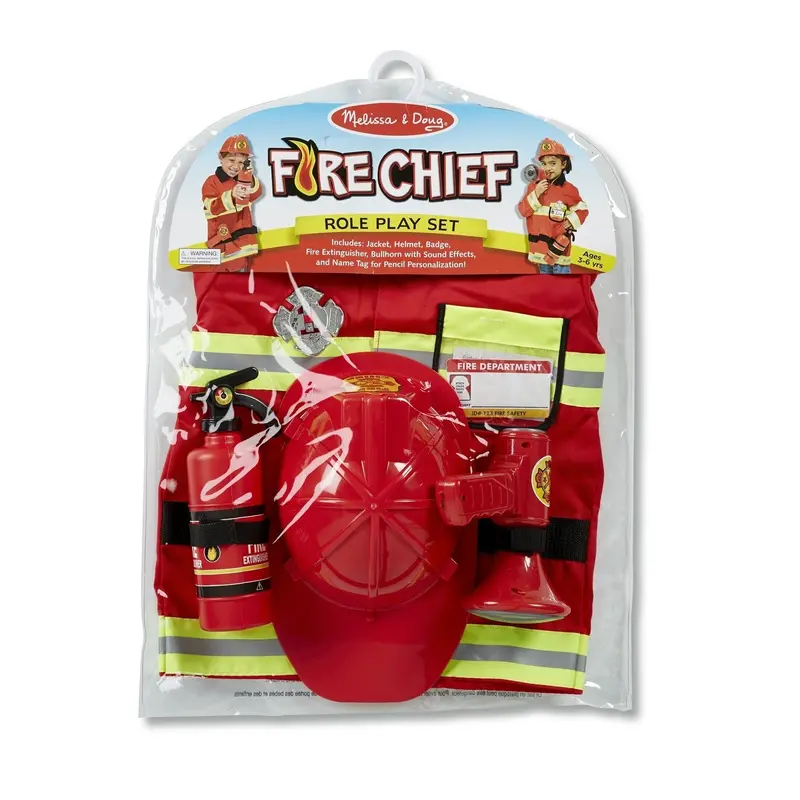 Firefighter Role-Play Costume & Accessory Set 1