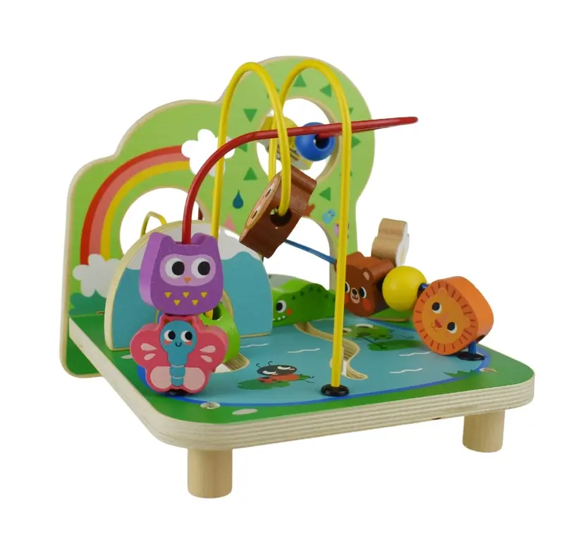 Forest-Themed Bead Maze Activity Toy 1