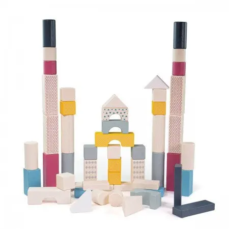 Fsc-Certified Drum Of 50 Building Blocks 1