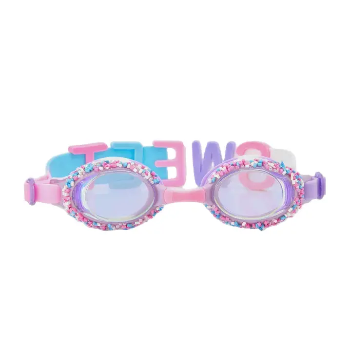 Funfetti Swim Goggles In Purple With Non-Pareil Detail 1