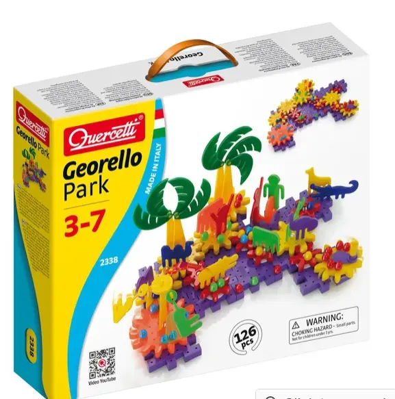 Georello Construction Park Building Set – 129-Piece Edition 1