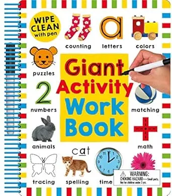 Giant Wipe-Clean Activity Pad – Reusable Drawing & Learning Surface 1