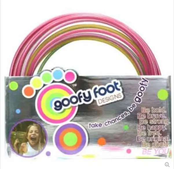 Goofy Foot Light-Up Hula Hoop – Glow-In-The-Dark Fitness Toy 1