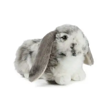 Gray Dutch Lop Rabbit Plush – 30 Cm Soft Floppy-Eared Toy 1