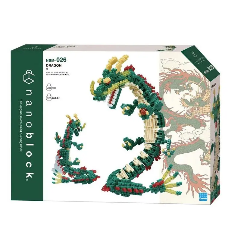 Green Dragon Nanoblock Construction Kit 1