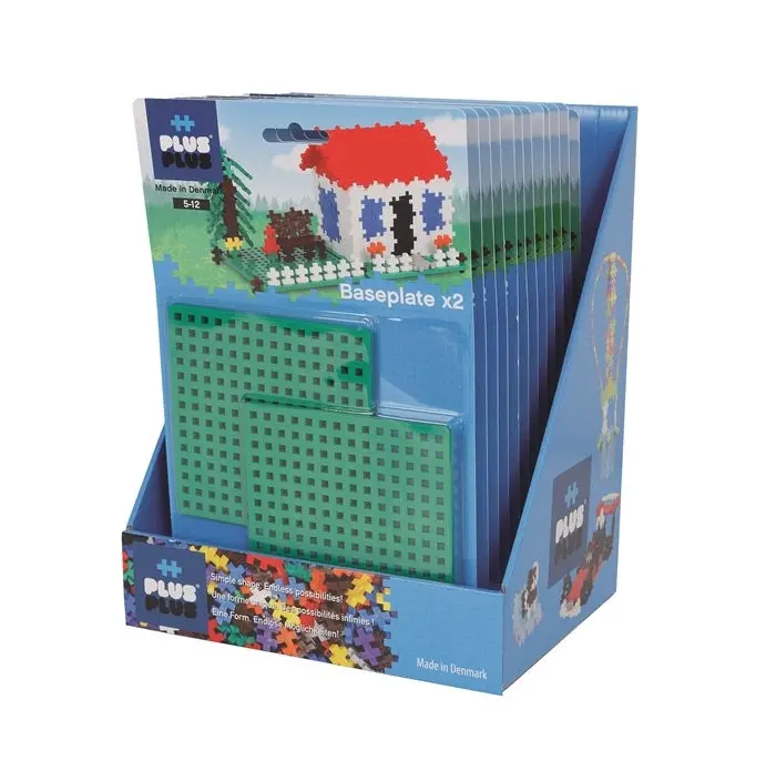 Green Dual-Sized Building Baseplate Set 1