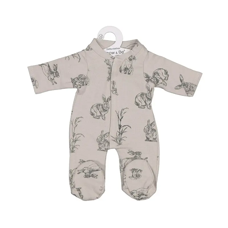 Grey Burrowers Doll Sleepsuit (Small Size) 1