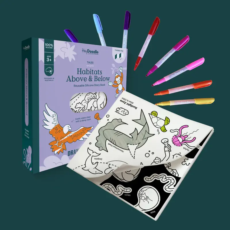 Habitats Above & Below – Illustrated Nature Storybook 1