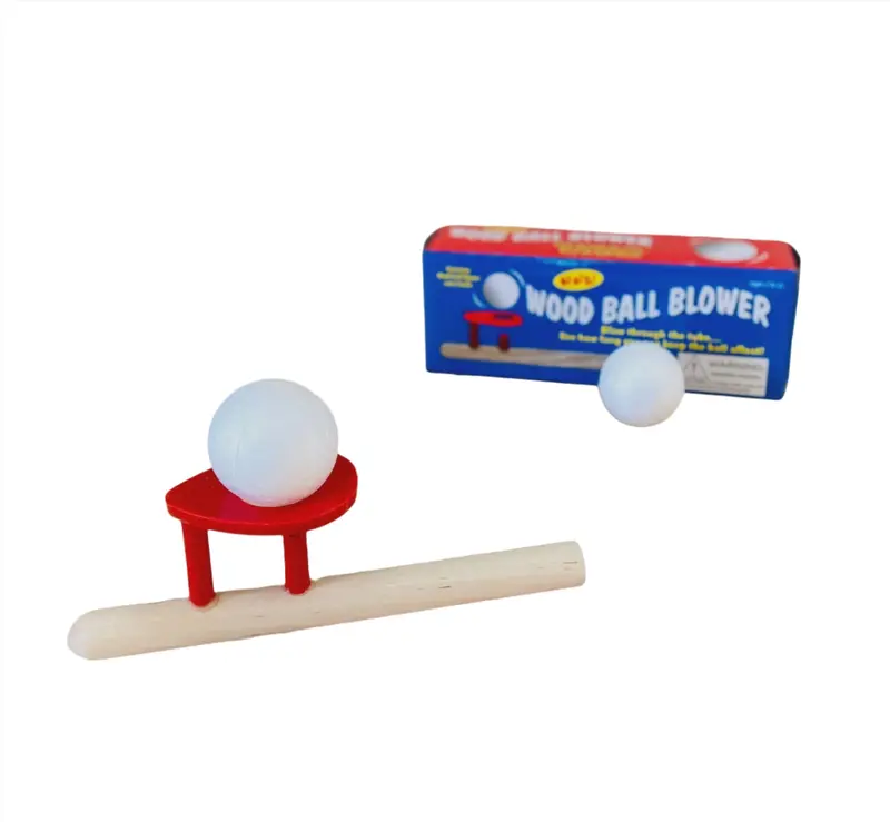 Hand-Blown Wooden Floating Ball Toy 1