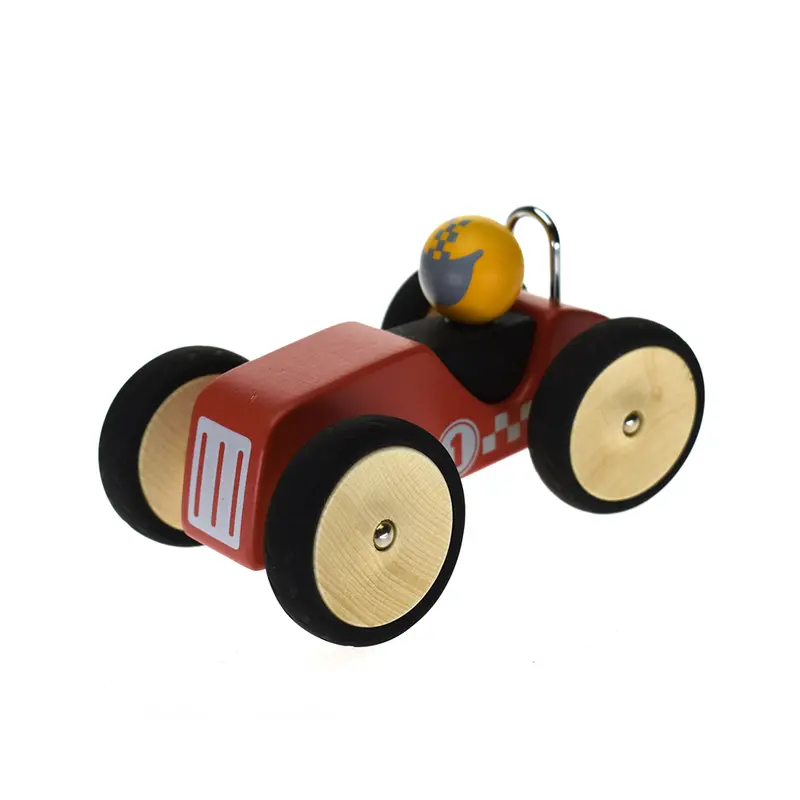 Handcrafted Wooden Racing Car Toy 1