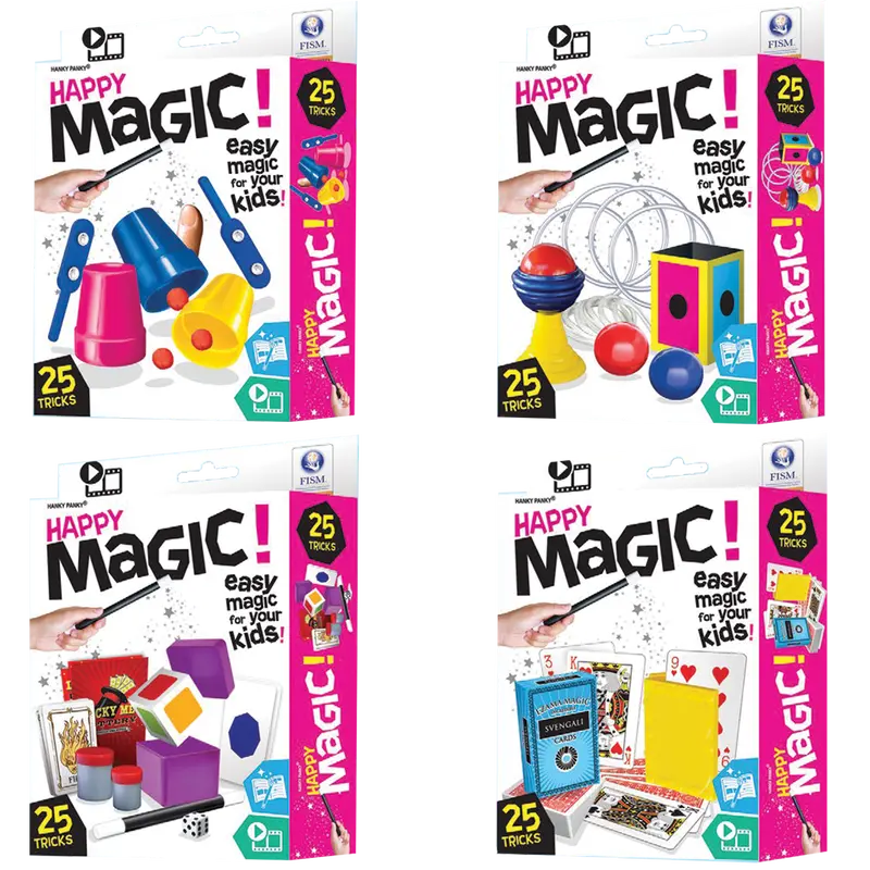 Happy Magic Trick Set – 25 Beginner-Friendly Illusions 1