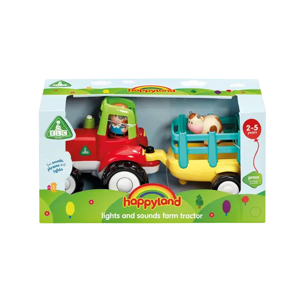 Happyland Farm Tractor – Lights And Sounds Toy 1