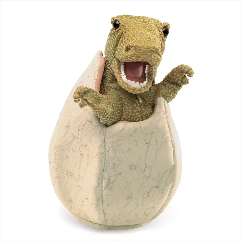 Hatching Dinosaur Egg Puppet – Interactive Dino Hatch Playset 1