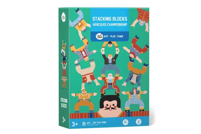 Hercules-Themed Stacking Block Challenge Set 1