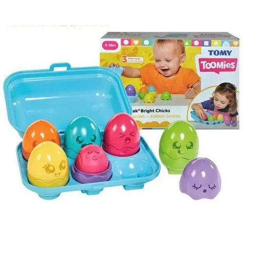Hide-And-Squeak Bright Yellow Chick Toys 1