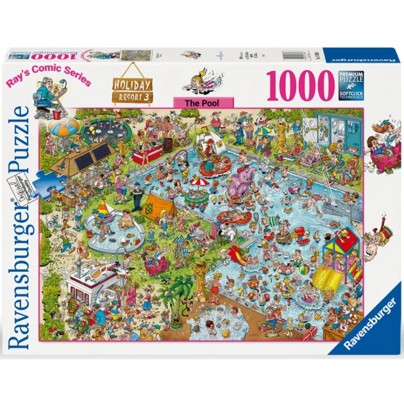 'Holiday Resort 3: The Pool' 1000-Piece Puzzle 1