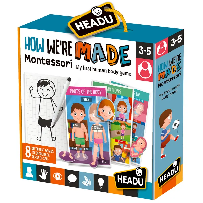 How We'Re Made: Montessori-Inspired Human Anatomy Learning Kit 1