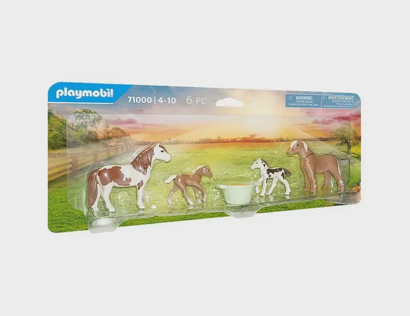 Icelandic Horse Family Set With Foals (71000) 1