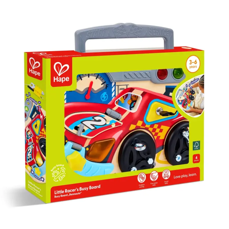 Interactive Busy Board For Toddlers – Little Racer Edition 1