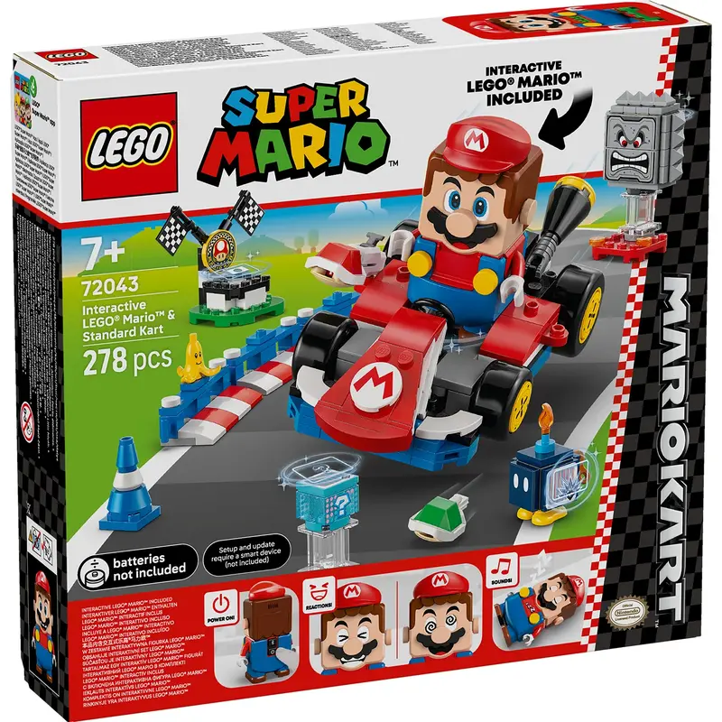 Interactive Mario Kart Playset With Mario And Racing Kart – Lego 72043 1