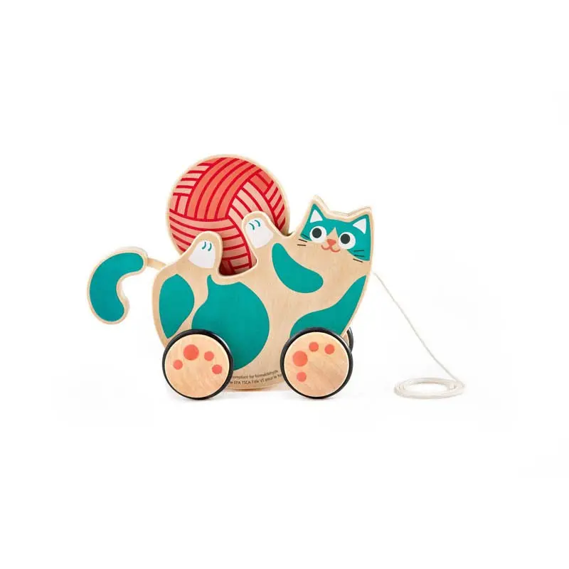 Interactive Roll & Rattle Kitten Toy For Babies 1
