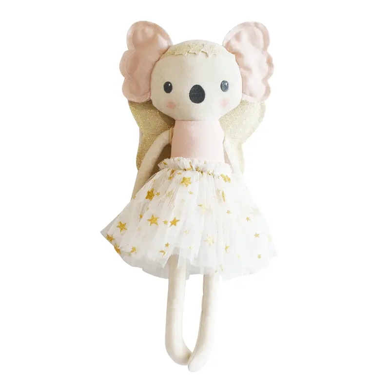 Ivory And Gold Koala Dress-Up Doll 1