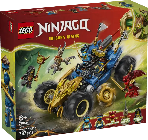 Jay’S Transforming Ninja Car Lego Ninjago Vehicle Set 1