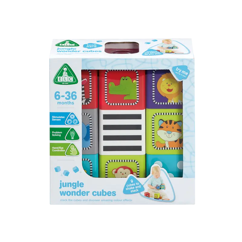 Jungle-Themed Activity Cubes For Babies (6–36 Months) 1