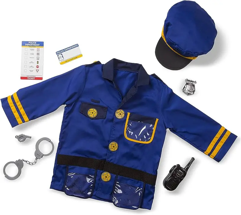 Junior Police Officer Role-Play Costume Kit 1