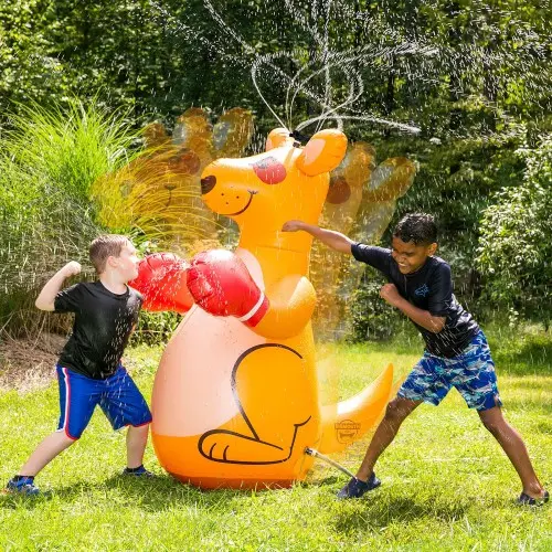 Kangaroo-Themed Rotating Lawn Sprinkler 1